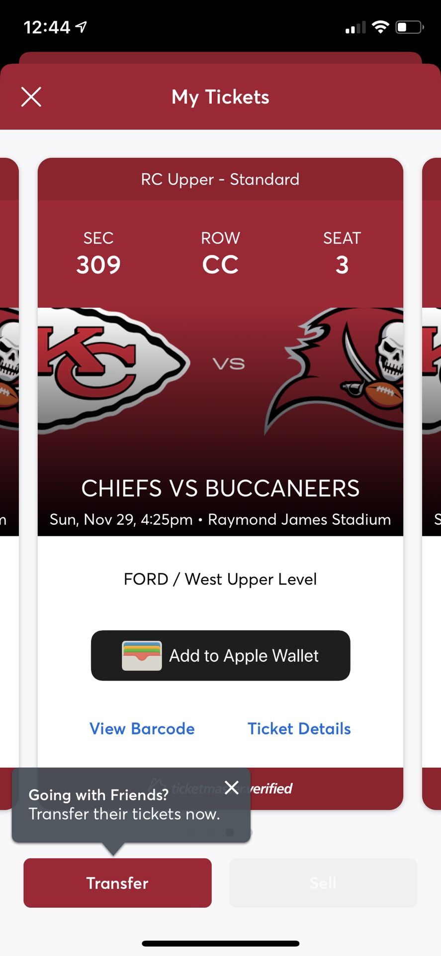 Tampa Bay Buccaneers vs Kansas City Chiefs