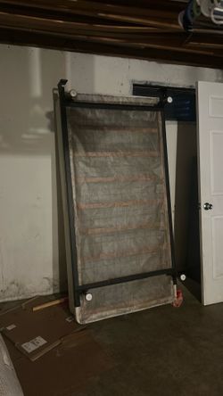 Twin box spring and frame