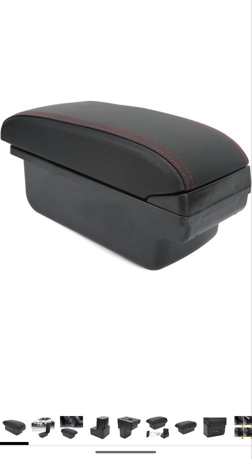 Car Armrest Box Center Console Armrest Box USB Powered
New