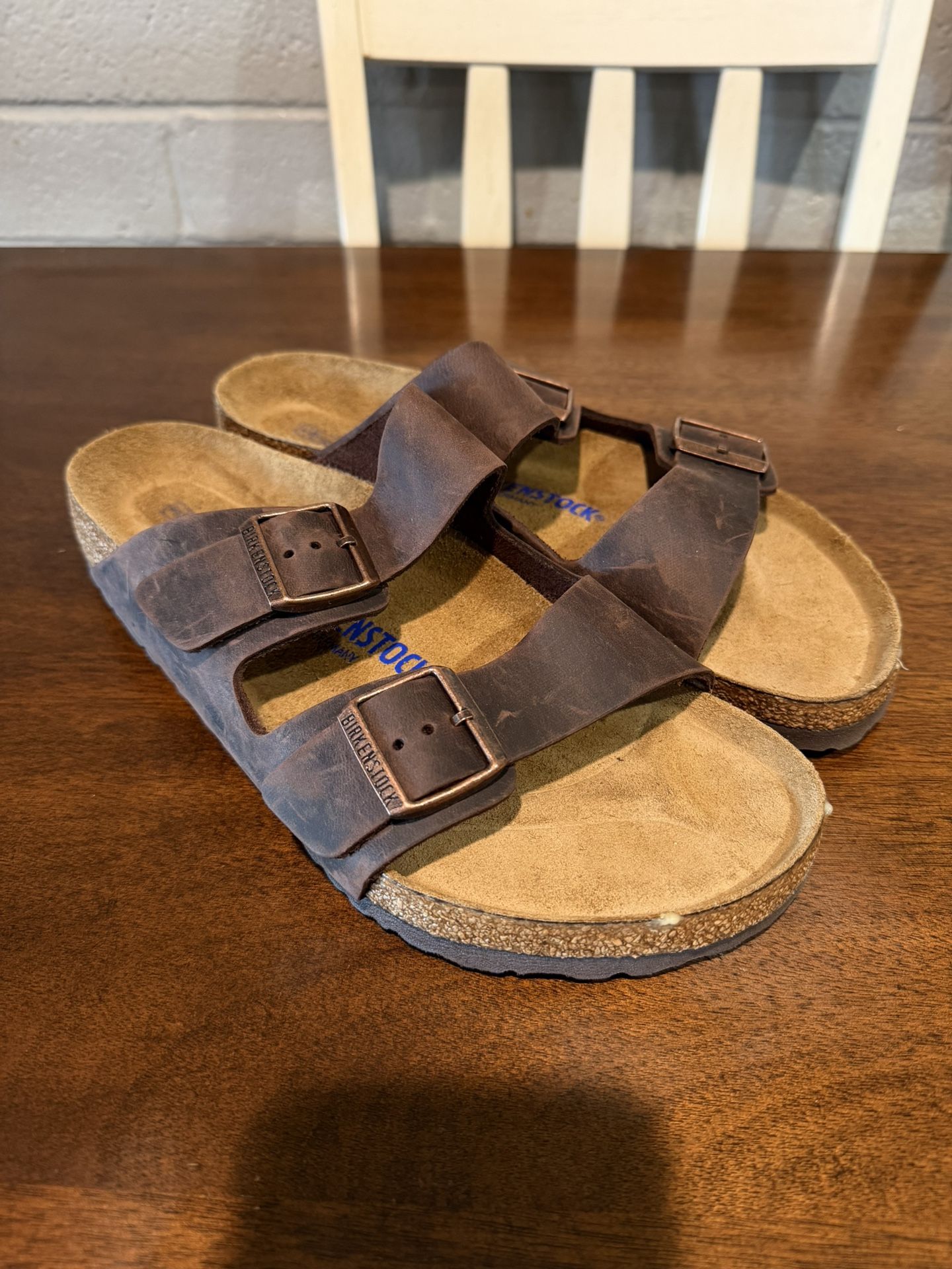 Birkenstock Arizona Leather Mens Size 44 (11-11.5) New