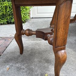 Vintage Solid, Wood Accent Table