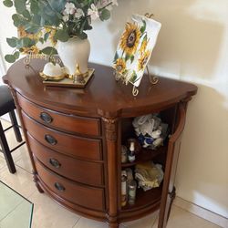 Solid Wood Dinning Storage Cabinet Excellent Condition
