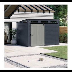 Suncast Modernist 10 ft x 7 ft. Sliding Door Storage Shed