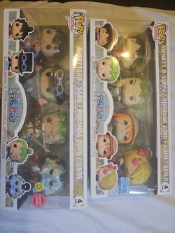 Funko Pop One Piece 4-Pack Bundle x2