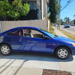 2001 Honda Civic Ex Coupe 4 Cylinder Automatic Runs Great Current Registration Great Gas Saver