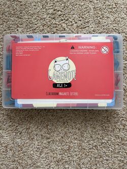 Magnetic Alphabet Kit (238 Pieces) with Magnetic Whiteboard