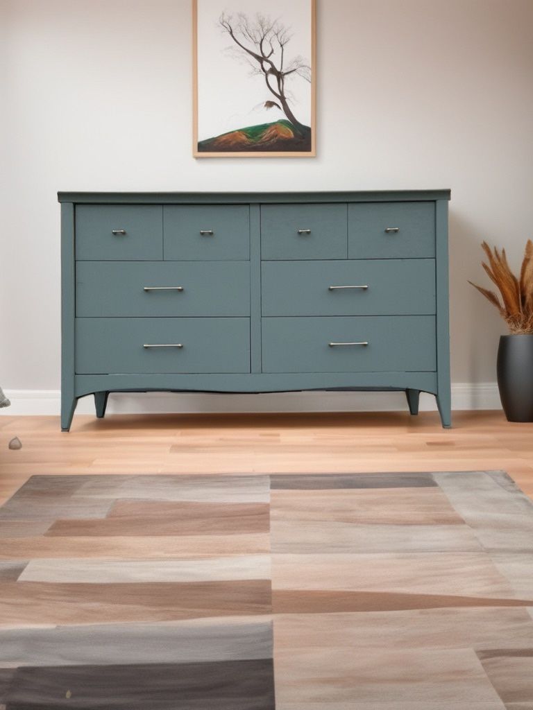 Modern Six-drawer Dresser/buffet/tv Cabinet 