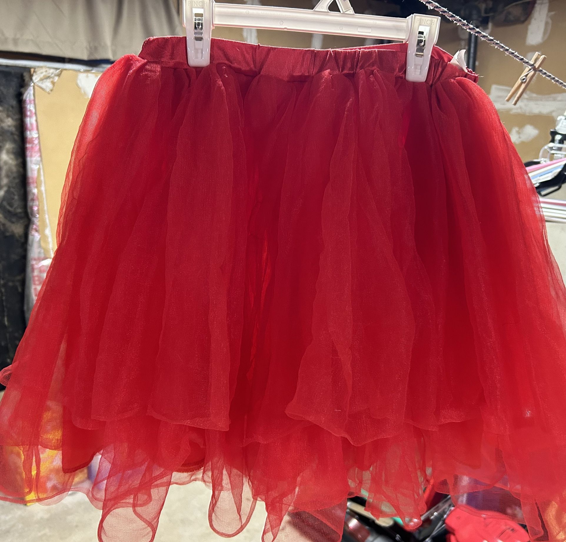 Red Costume Skirt Medium