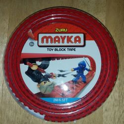 New Sealed Mayka Toy Block Red Tape Zuru 2M/6.5FT