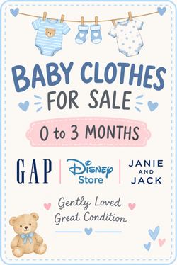 Baby Clothes Lot 0-3 Months GAP Disney Janie and Jack