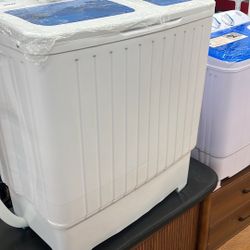 Portable Mini Compact Twin Tub Washing Machine 20lbs Washer Spain Spinner Portable Washing Machine