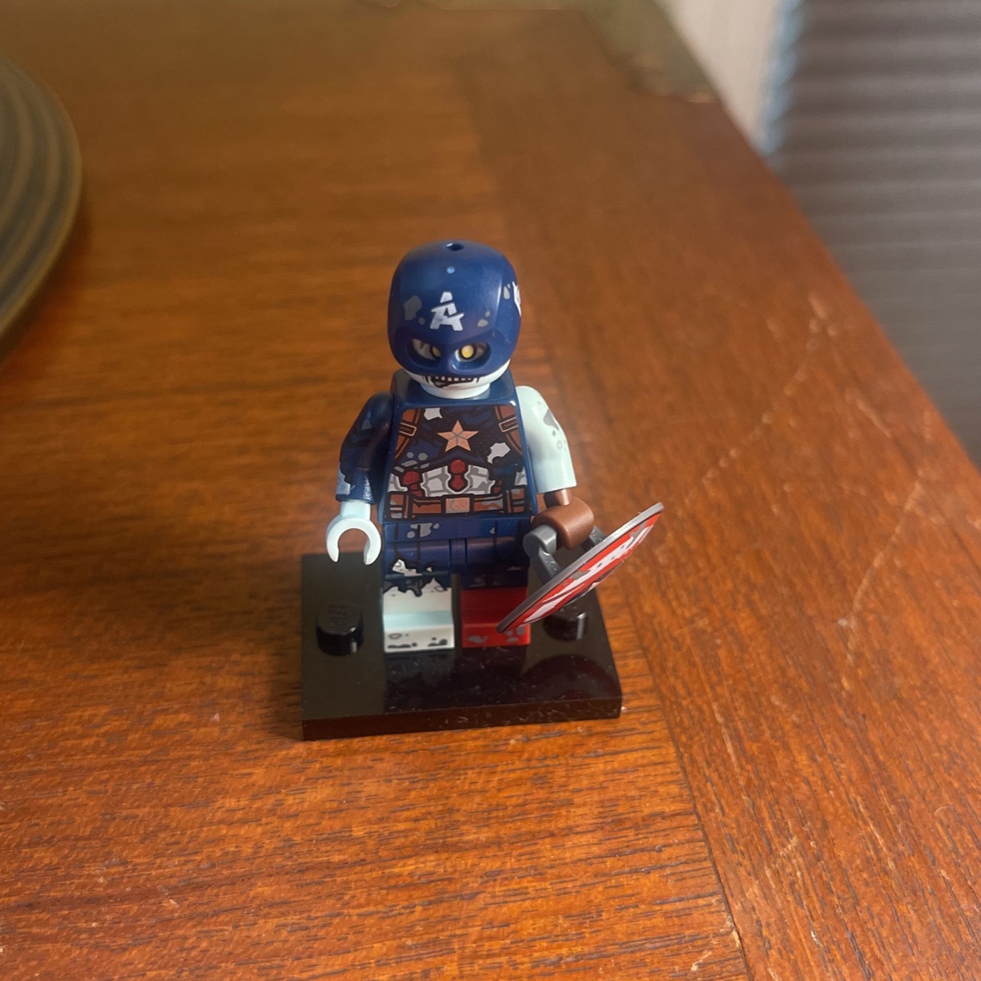 Zombie Captain America Lego Figure 