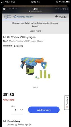 Nerf vortex gun