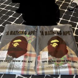 Burberry X Bape Shirts