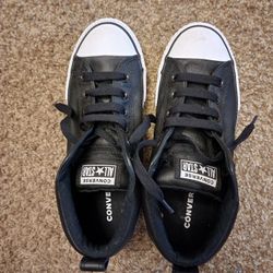 Converse All Star Black With White Sneakers Size 5