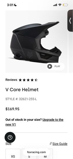 Fox Racing V Core Motocross Helmet