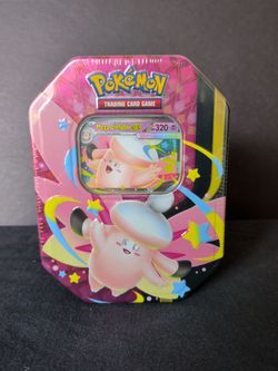 Pokemon Card Mega Clefable Tin With Promo Card