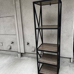 Farmhouse 4-Shelf Bookcase, Grey Wash 
