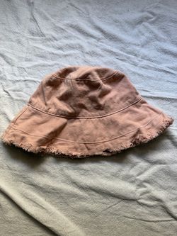 100% cotton Coral Pink Bucket Hat - One Size