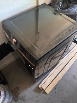 Samsung Front Load Dryer Black Stainless