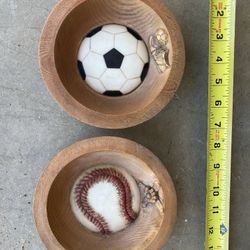 Small Soccer And Baseball Trays