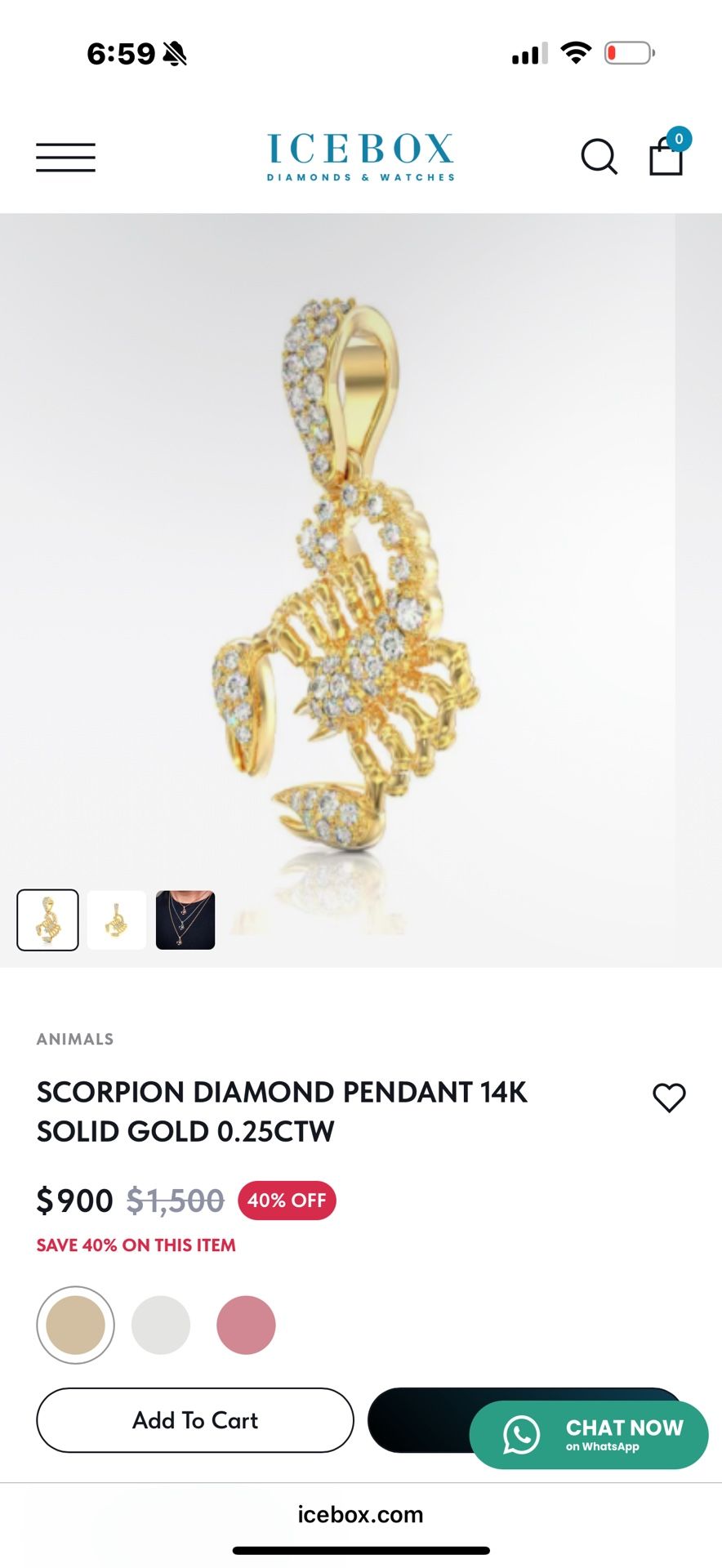 14k Gold From ICEBOX