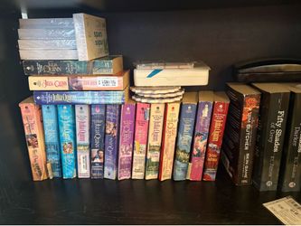 Books- including all Bridgerton books and other Julia Quinn novels