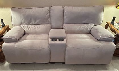 Two (2) Adjustable Fabric Love Seats