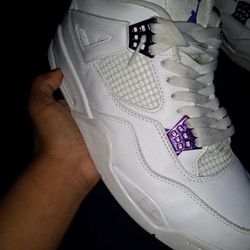 Jordan 4s Metallic Purples