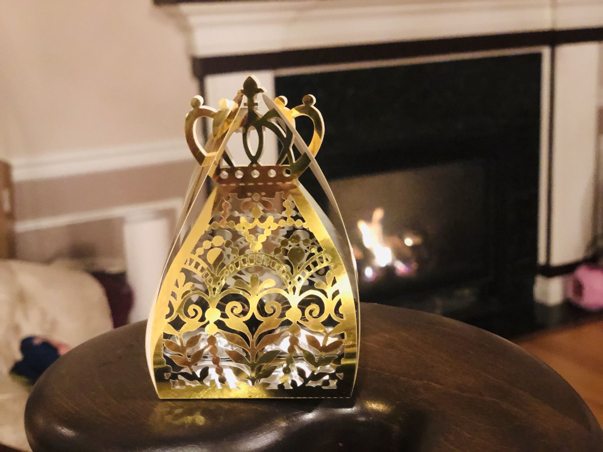 21st Birthday party crown favor Box