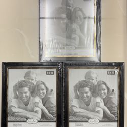NEW Special Moments Black Picture Photo Frame Wall or Easel, 8x10 in, Lot of 3