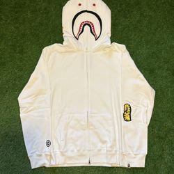 White Bape Hoodie 