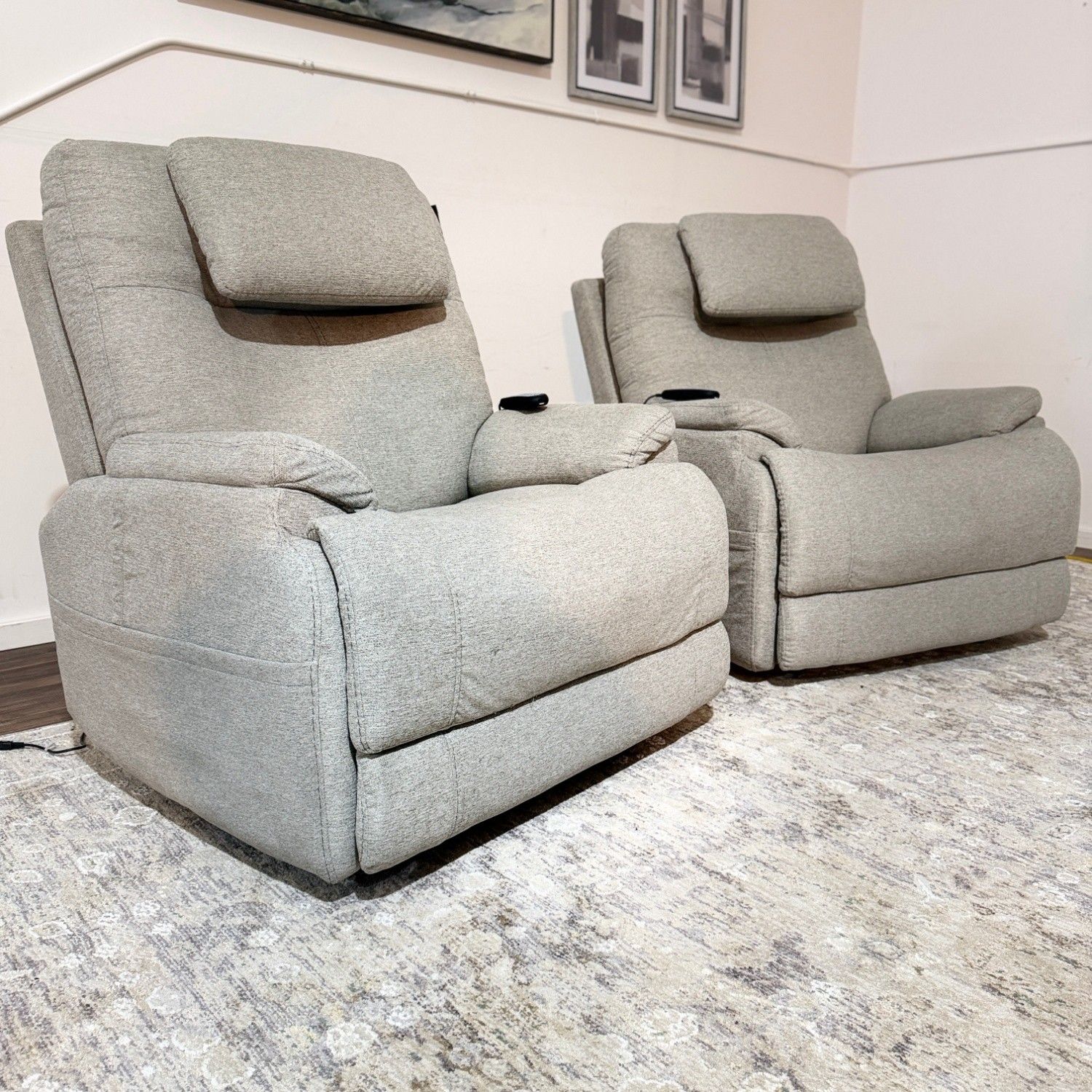 Zecliner Lift Chair Recliner Power Lumbar and Footrest - Free Delivery