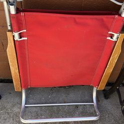Beach chair -red