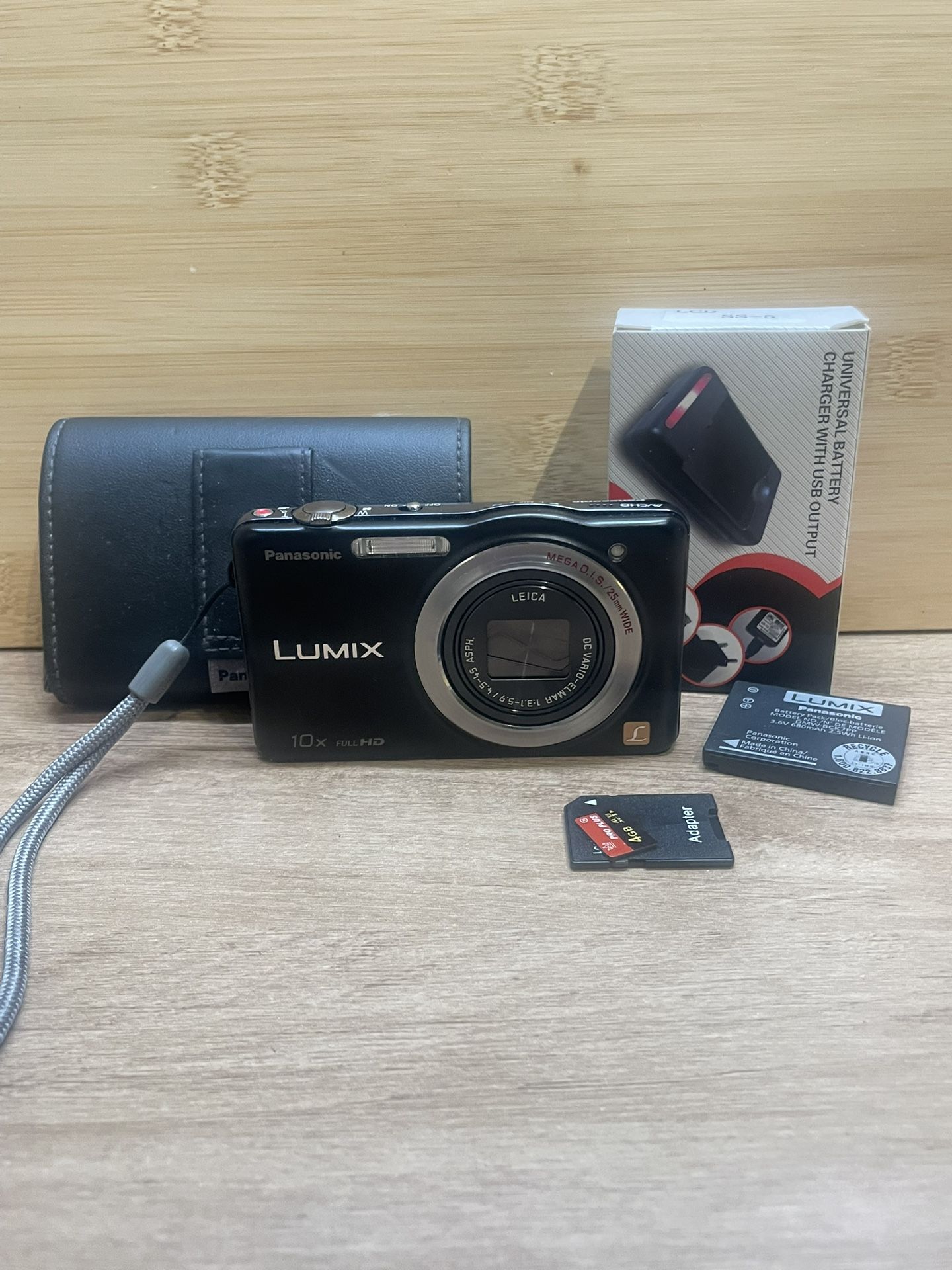panasonic lumix dmc-sz7 black digital camera tested works