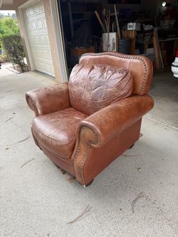 Genuine Leather Armchair