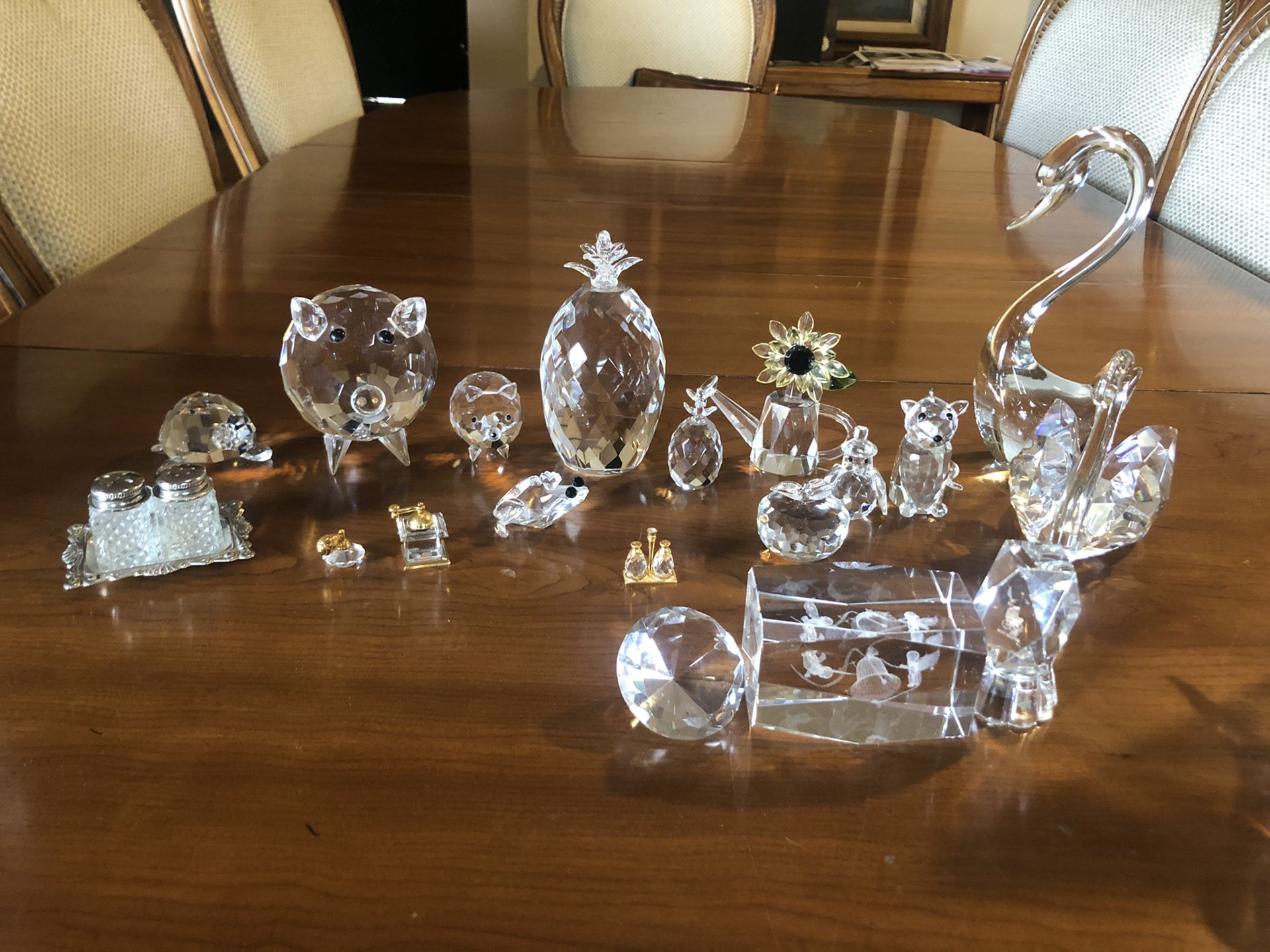 All for $20 must pick up today 4/29 - Crystal figurine statue collection decor art vintage boho collectibles