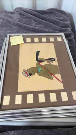 Framed Disney Animation cells