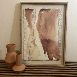 World Market Floating Paper Framed Wall Art