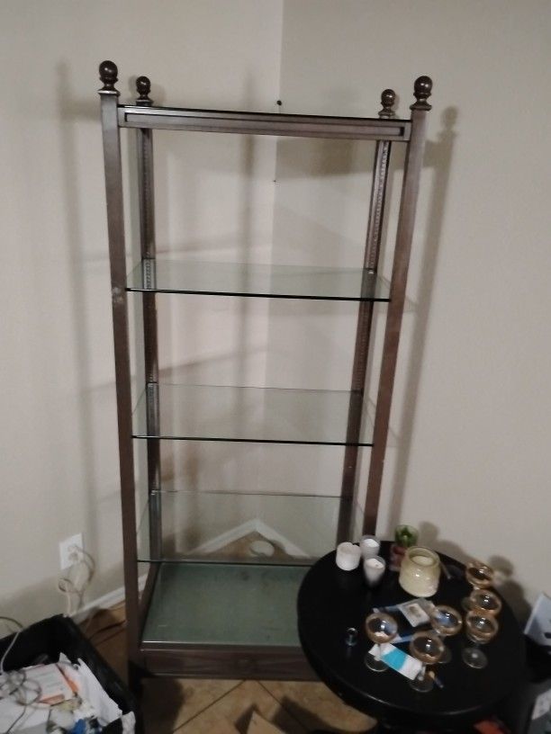 2 Display Glass Stands