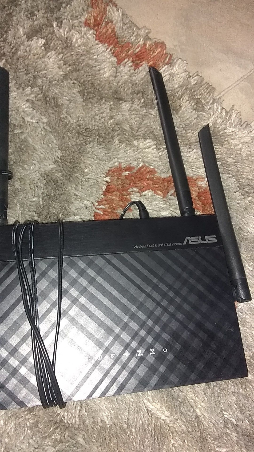 ASUS wireless Dual Band Router. Model: RT-AC1200