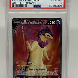 Typhlosion V (Full Art) PSA 10