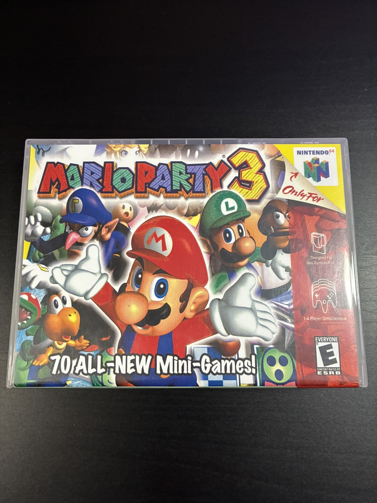 Mario Party 3 for Nintendo 64 w/ Custom Case (2001)