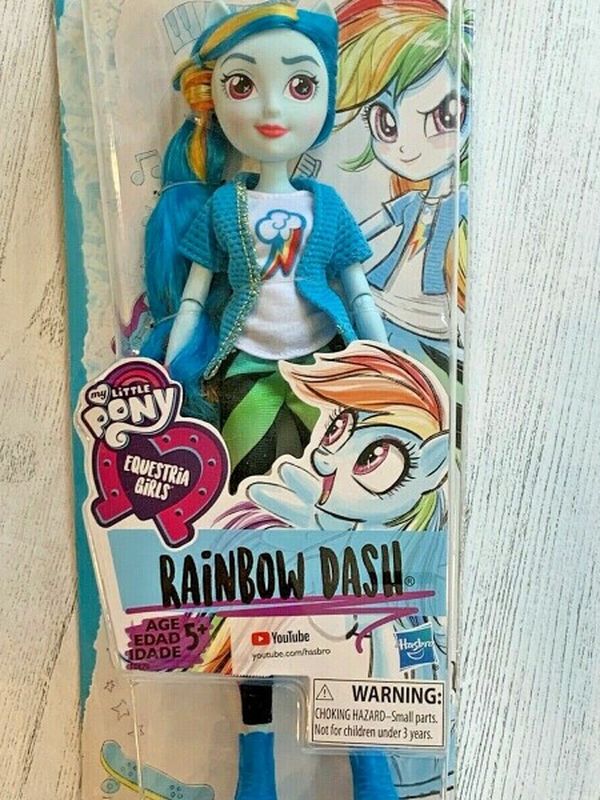 2017 Hasbro My Little Pony Equestria Girls Rainbow Dash 11" Doll NIP