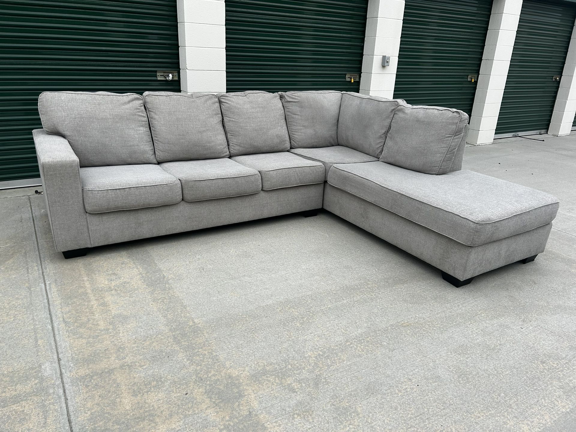 FREE DELIVERY | Grey L Sectional Sofa