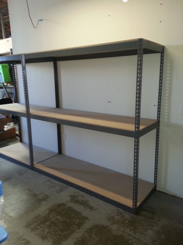 Warehouse Shelving 72 in W x 24 in D Shelves Garage Storage Racks Delivery Available