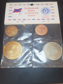 modern reproduction Confederate States of America (CSA) coins