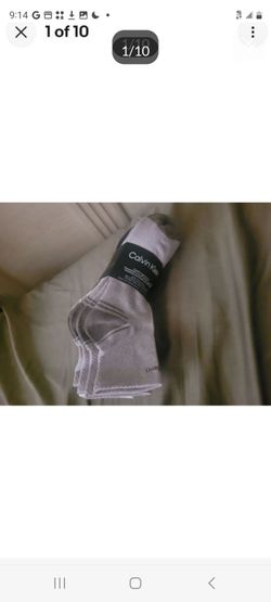 Brand-New Men's Calvin Klein Cushion High Quarter 6 Pairs Of Socks US Size 7-12 No Lower Offers Accepted