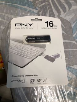 PNY Attaché 16 GB USB Flash Drive - NEW
