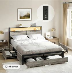 King bed frame new